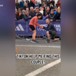 Manchester, filma proposta di matrimonio a maratona e trova coppia su Tik Tok