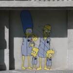 Milano, vandalizzato murale Simpson a Memoriale Shoah