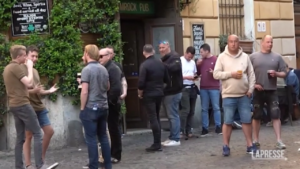 Roma-Feyenoord, tifosi olandesi in centro