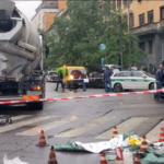 Milano, donna uccisa da betoniera: il luogo dell’incidente