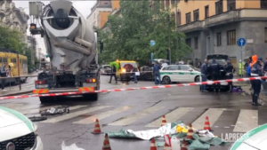 Milano, donna uccisa da betoniera: il luogo dell’incidente