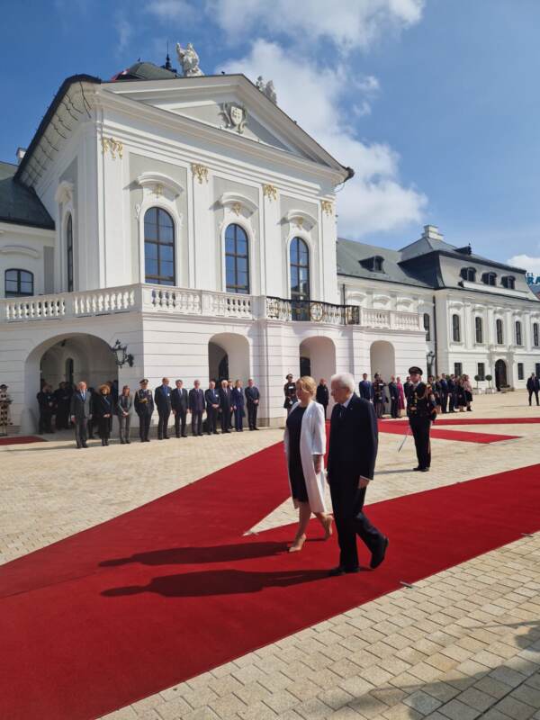 Mattarella a Bratislava