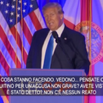 Usa, Trump: “Sono stato incriminato per nessun reato”