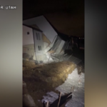 Utah, due case pericolanti crollano vicino a Salt Lake City