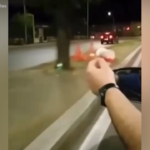 Roma, auto contromano su via Leone XIII: il video sui social