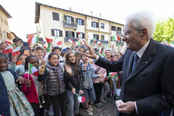 Sergio Mattarella a Boves per le celebrazioni della Festa della Liberazione