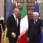 Ucraina, Mattarella riceve al Quirinale Shmyhal e Kuleba