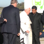 Papa in Ungheria, la partenza da Fiumicino