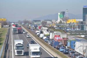 Incidente sull'autostrada A4 direzione Bergamo Orio Center