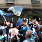 L’Inter batte la Lazio, esplode la gioia a Napoli