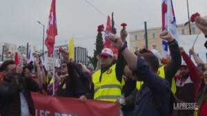 Primo maggio in Grecia, cortei e proteste a Atene