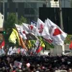 Primo maggio, lavoratori in manifestazione in Corea del Sud