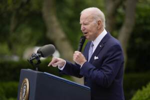 Il presidente Biden all'evento per la National Small Business Week alla Casa Bianca