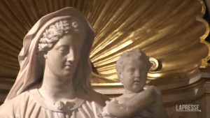 Torna a splendere la Madonna del Parto di Jacopo Sansovino