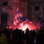 Napoli, tifosi in festa al Rione Sanità