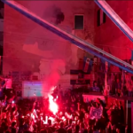 Scudetto Napoli, la festa dei tifosi in largo Maradona