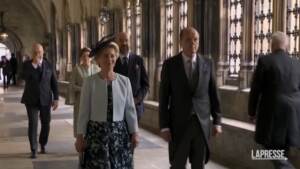 Re Carlo III, Macron, Jill Biden e Blair a Westminster