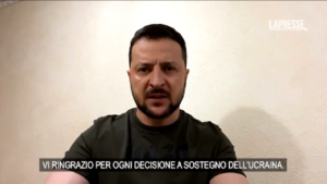 Ucraina, Zelensky: “Grazie ai Paesi che ci sostengono”