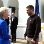 Ucraina, von der Leyen ricevuta da Zelensky a Kiev