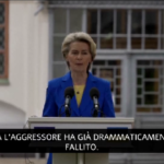 Ucraina, von der Leyen: “La Russia ha drammaticamente fallito”