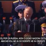 Russia, Putin: “Come quasi tutti vogliamo futuro di pace e libertà”