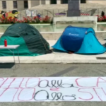 Roma, studenti accampati alla Sapienza contro il caro affitti