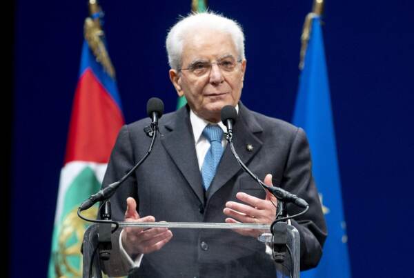 Il Presidente della Repubblica Sergio Mattarella a Cesena