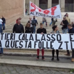 Roma, protesta in Campidoglio contro la nuova ztl