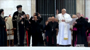 Papa Francesco incontra il patriarca della Chiesa copta ortodossa