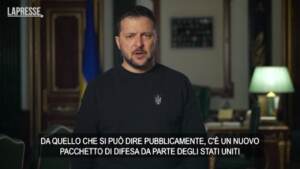 Ucraina, Zelensky: “Grati a Usa per nuovo pacchetto aiuti”