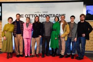 Photocall a Roma del film Le otto montagne