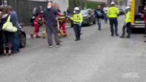 Esplosione a Milano: ferito l’autista del furgone