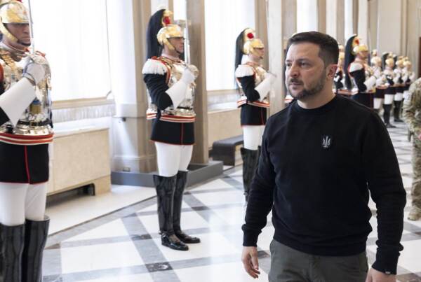 Sergio Mattarella riceve al Quirinale Volodymyr Zelenzky