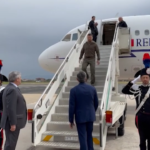 Zelensky a Ciampino, ad accoglierlo il ministro Tajani