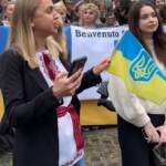 Zelensky a Roma, la comunità Ucraina in piazza: “Siamo con lui”