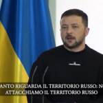 Ucraina, Zelensky: “Non attacchiamo territorio russo, liberiamo nostro”