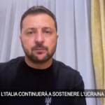 Ucraina, Zelensky: “L’Italia continuerà a darci supporto”
