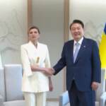 Corea del Sud, Olena Zelenska ricevuta da presidente Yoon