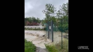 Maltempo, esonda il Savio a Cesena: acqua e fango invadono le strade