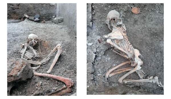 Pompei, scoperti i resti di altre 2 vittime dell’eruzione del 79 d.C.