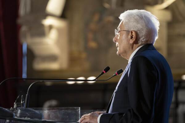 Sergio Mattarella in visita a Castel Capuano per inaugurazione terza sede della Scuola Superiore della Magistratura