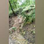 Maltempo Emilia Romagna, strada chiusa per frana nel cesenate