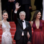 Carys Zeta Douglas, Michael Douglas and Catherine Zeta-Jones