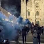 Champions, l’Inter in finale: i festeggiamenti in Duomo