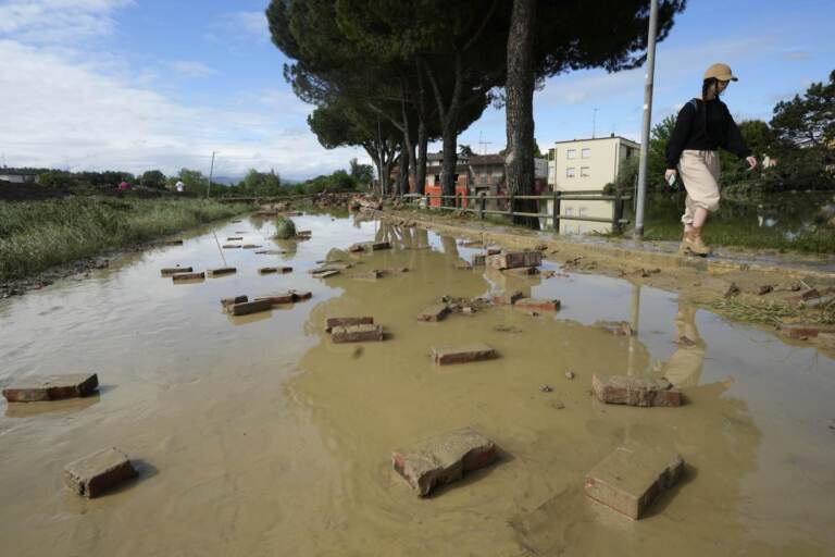 Maltempo e inondazioni nella zona di Faenza
