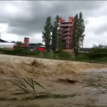 Maltempo, autodromo di Imola invaso da acqua e fango