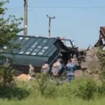 Ucraina, treno merci con grano deragliato in Crimea