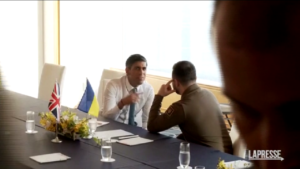 G7, Zelensky incontra Sunak