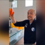 Maltempo, a Villafranca si beve lo spritz in un bar allagato