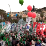 Sindacati, 50mila in piazza a Napoli
